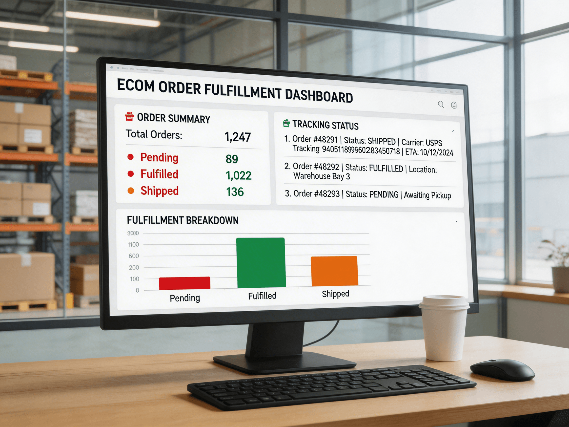 Order processing and fulfillment triggers