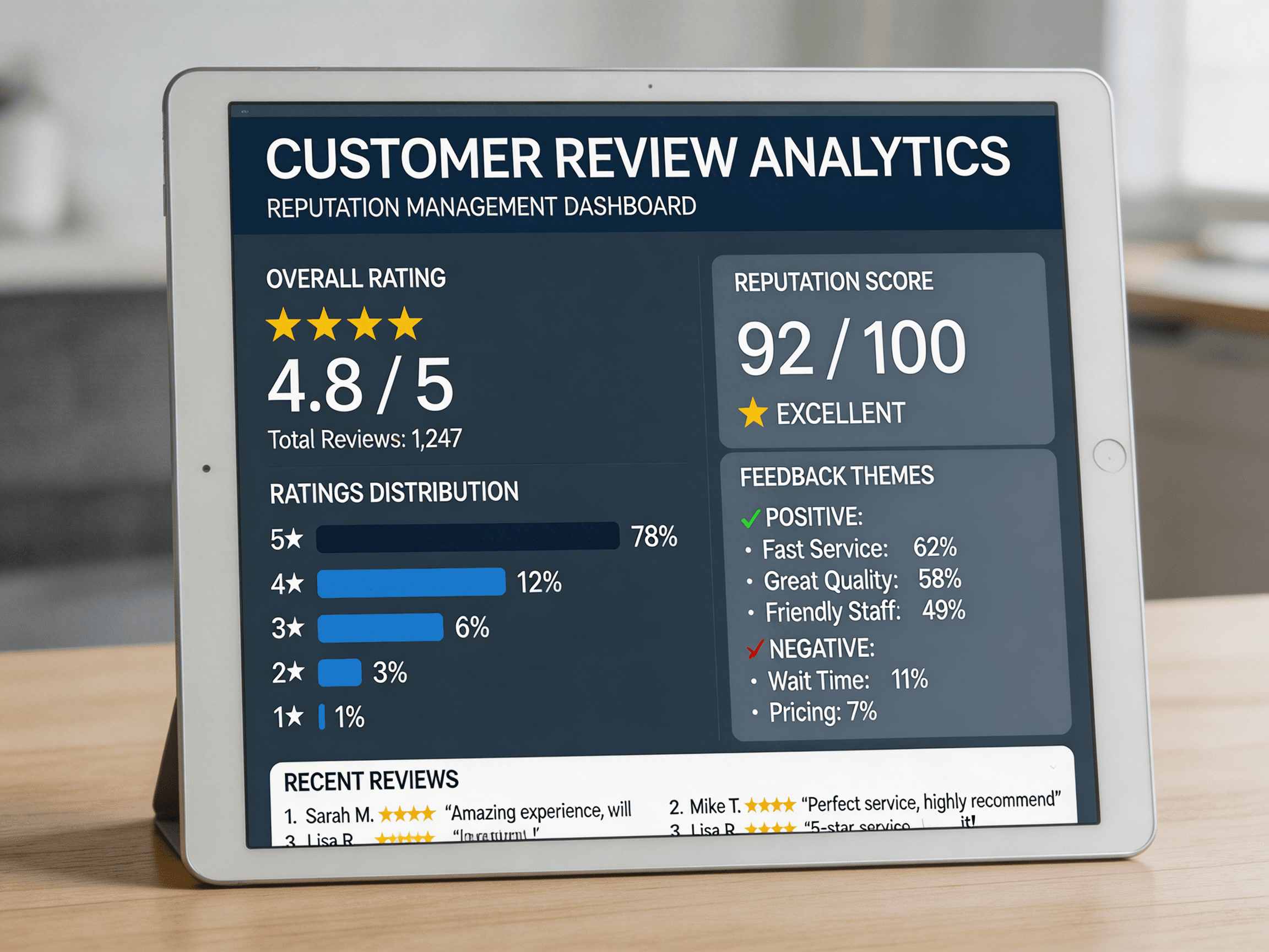 Reputation management and review automation