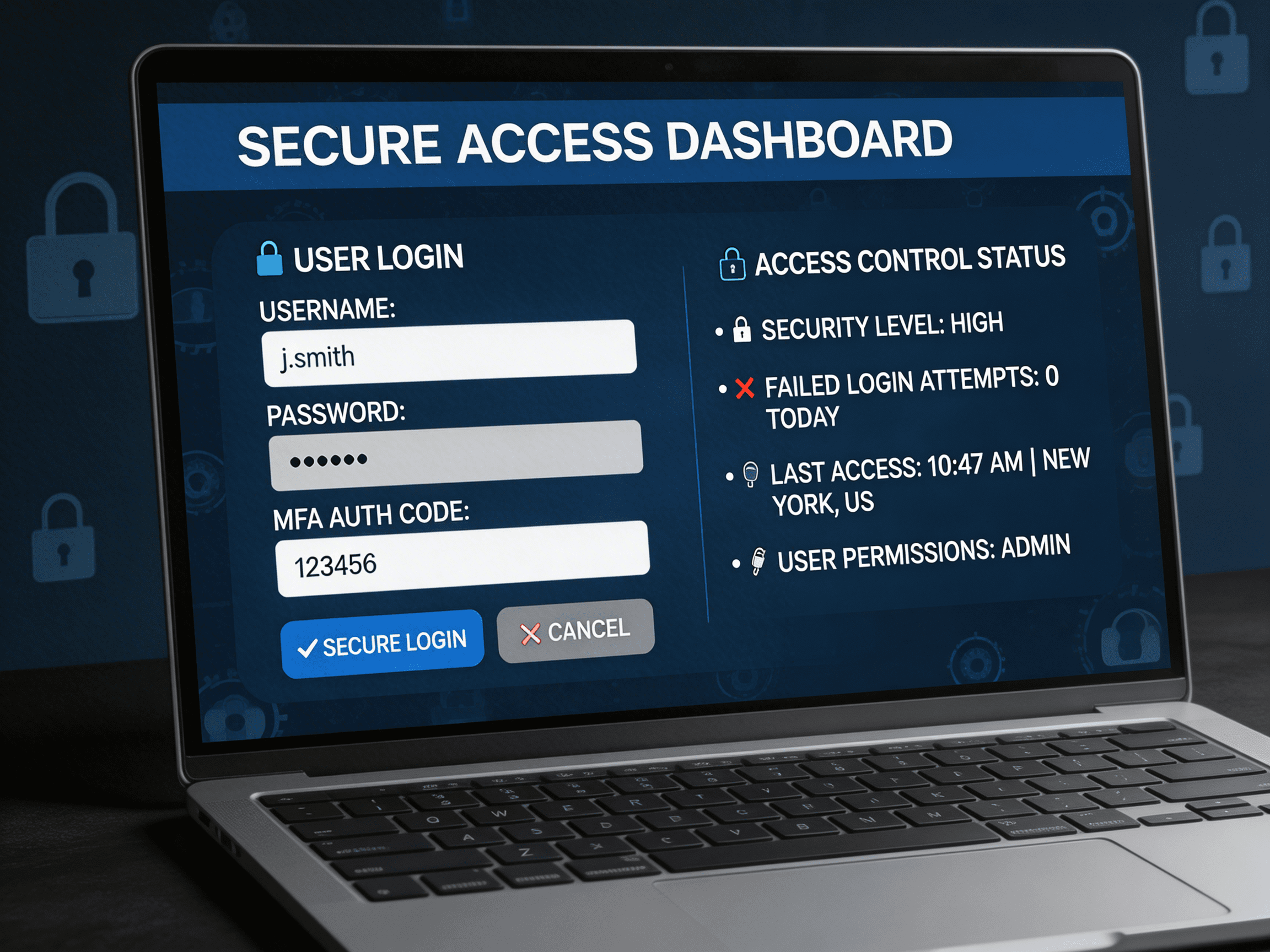 User authentication and role management