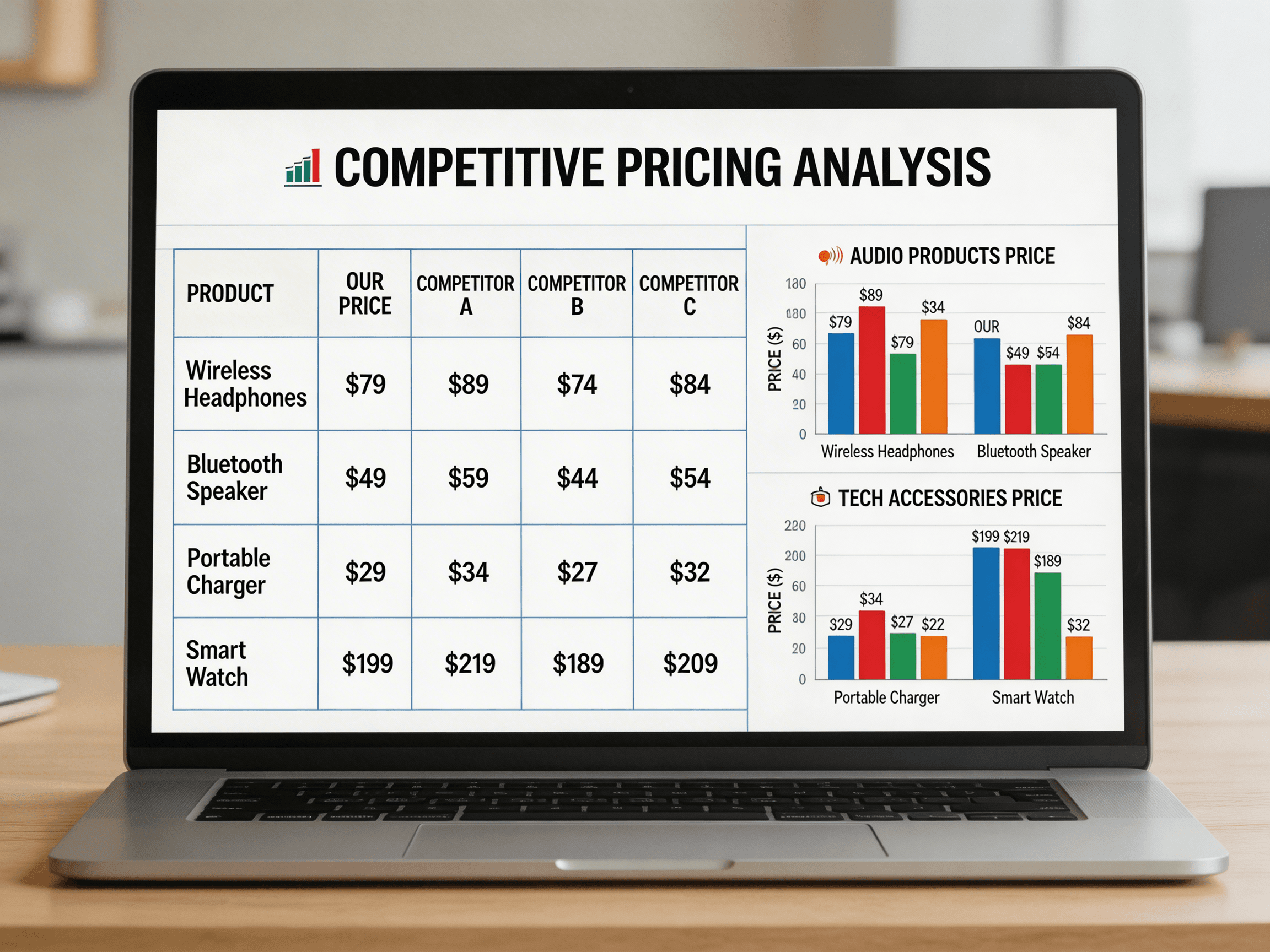 Pricing and competitive analysis