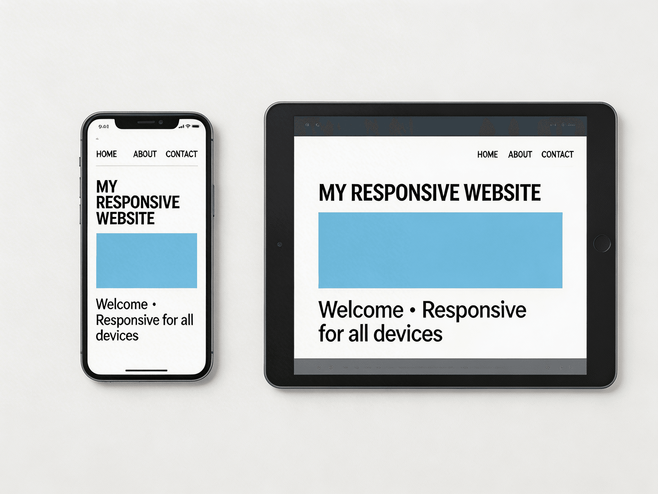 Mobile-first responsive design
